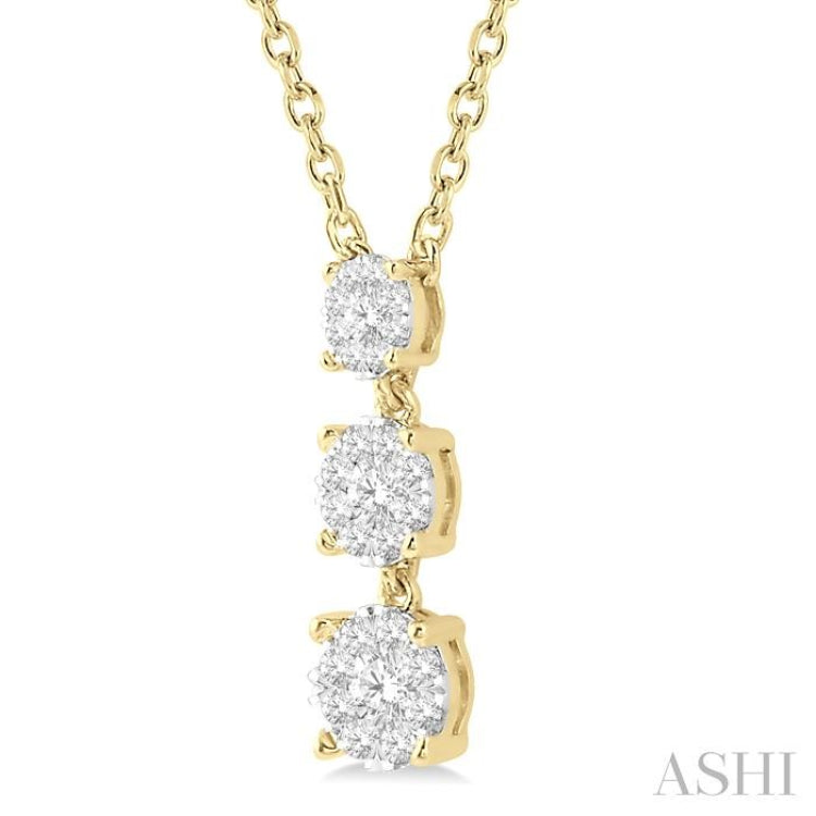 35CTRDDM 'LOVEB' 3 STONE NK YG 14K-G* – Lewisburg Jewelry