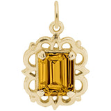 10 KT Birthstone Charm - Nov