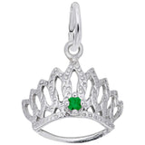 14 KT TIARA W/BIRTHSTONE-MAY