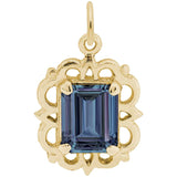 14 KT Birthstone Charm - Jun