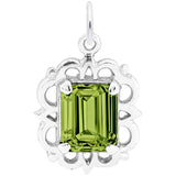 14 KT Birthstone Charm - Aug