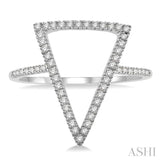 Triangle Diamond Fashion Ring