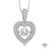 Emotion Diamond Heart Shape Pendant
