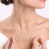 Zig-Zag Diamond Necklace