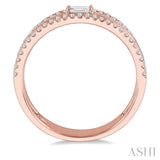 Baguette Diamond Layered Fashion Ring