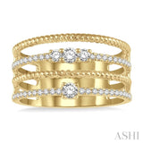 Diamond Layered Fashion Ring