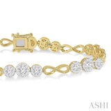 Lovebright Diamond Infinity Link Bracelet