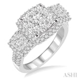 Past Present & Future Lovebright Diamond Engagement Ring