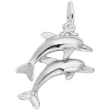 2 JUMPING DOLPHINS CHARM