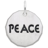 Peace Charm Tag